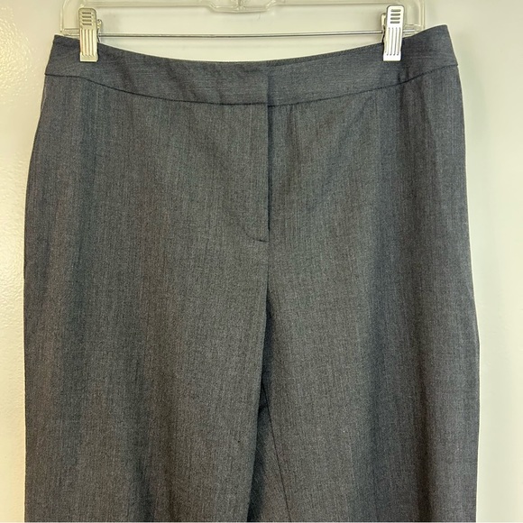 Lafayette 148 Grey Wool Trouser Dress Cropped Ankle Pants Size 8 - Picture 2 of 10